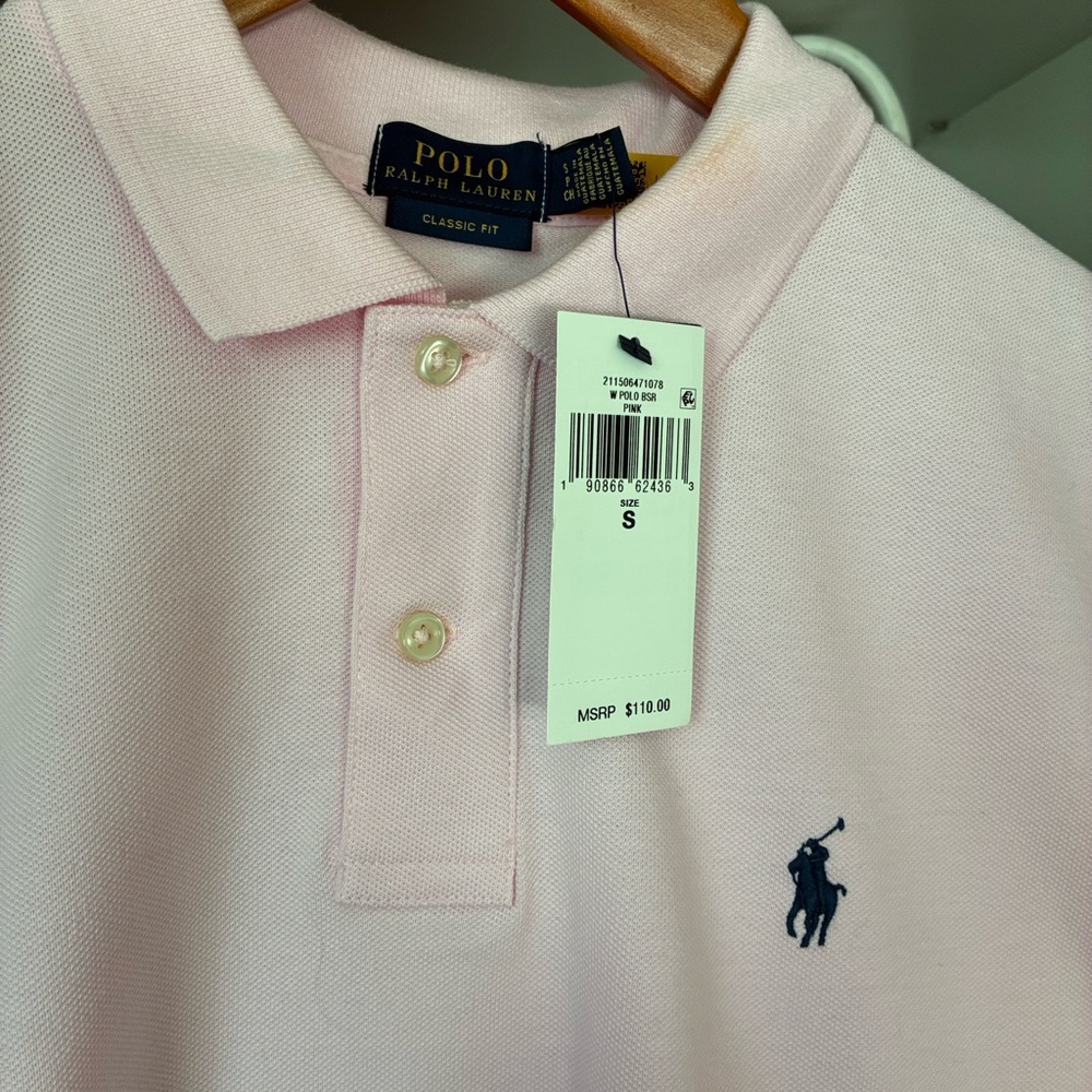 Polo by Ralph Lauren Light Pink Polo Shirt NWT - image 7